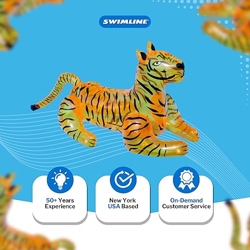 Miniatura 8 de Swimline 90447 Tiger Pool Float 73"34"33"