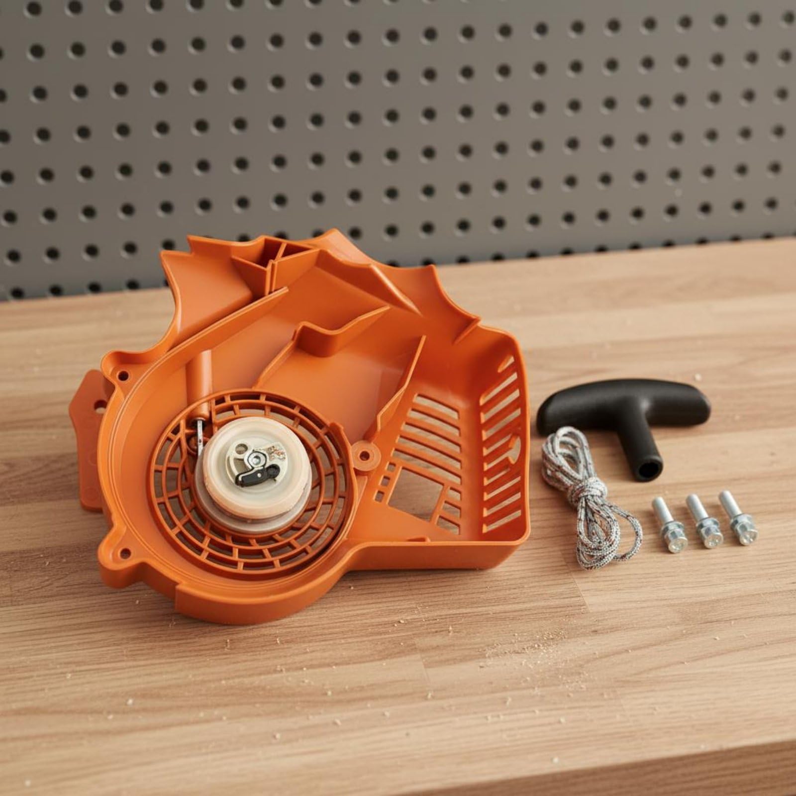 Blower Starter Recambio para Soplador Mecanismo de Arranque Agarre Ergonómico Componente Adecuado para Talleres de Reparación Mantenimiento Domiciliario Jardinería Exterior Bricolaje