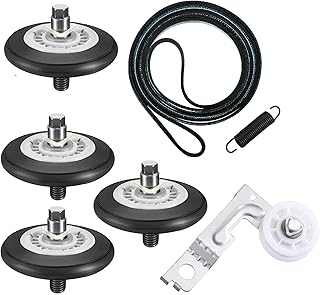 Dryer Repair Kit Rollers Belt Idler Pulley Replace For LG DLE4970W DLE5001W DLE5955G DLE5955W DLE5977B DLE5977S DLE5977W DLE4970WE DLE5070W DLE5932S DLE5932W DLE5977BM DLE5977SM DLE5977WM DLE5977WW