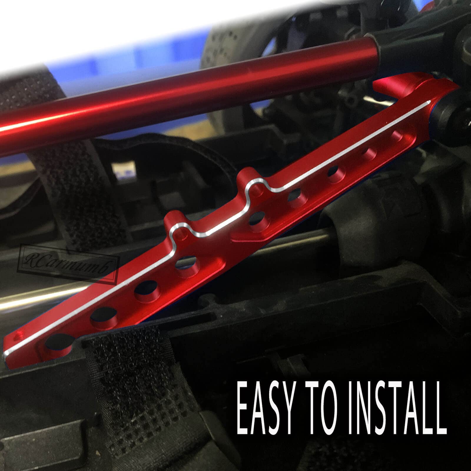 Soportes Chasis Aluminio Delantero/Trasero Para ARRMA 1/7 Infraction Unlimited – Buggy Crawler