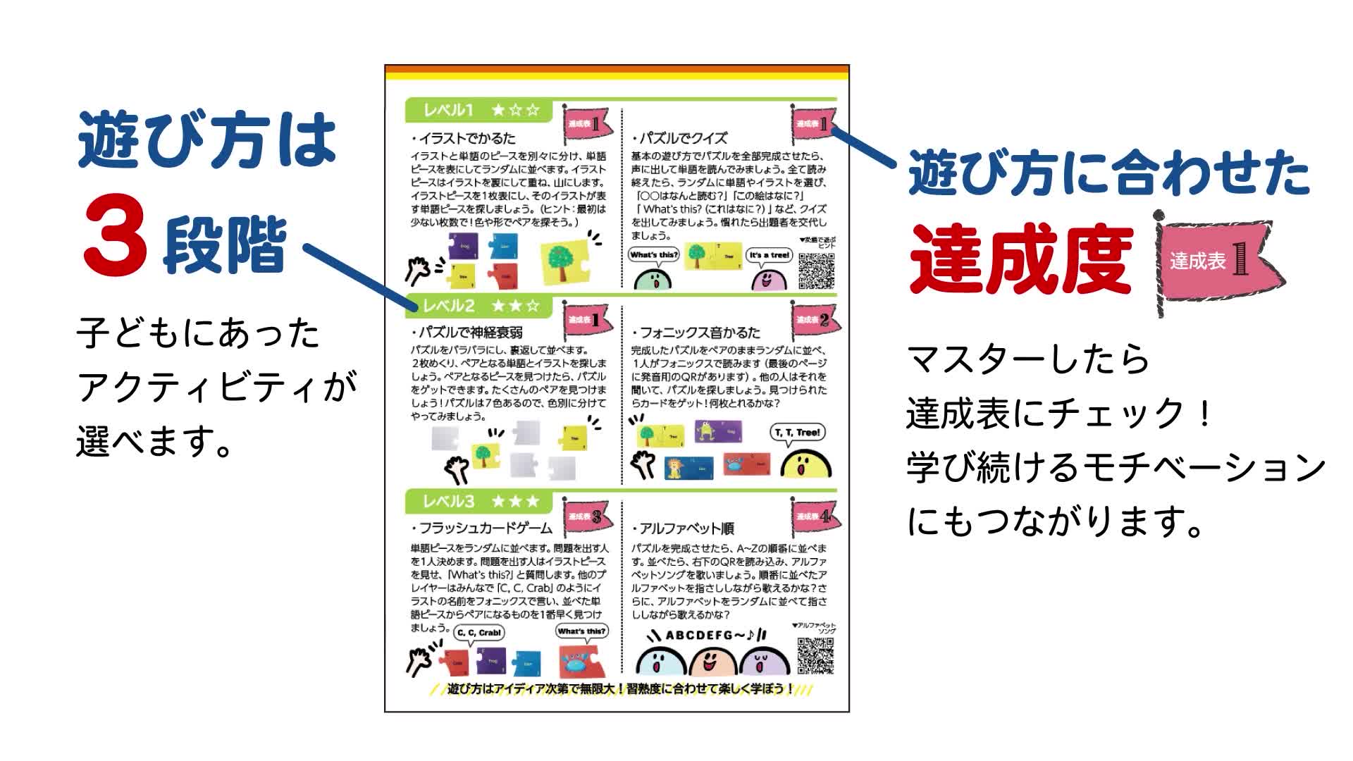 長友先生のワールドセレクション 英語ゲーム マッチングパズル 英単語を作ろう