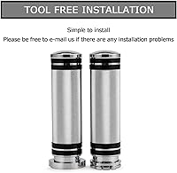 Vista 5 de Empuñaduras de manillar de motocicleta de 1 pulgada de 0.984 in, universales para Sportster Fatboy Dyna Softail VRod Cafer Chopper Bobber Custom