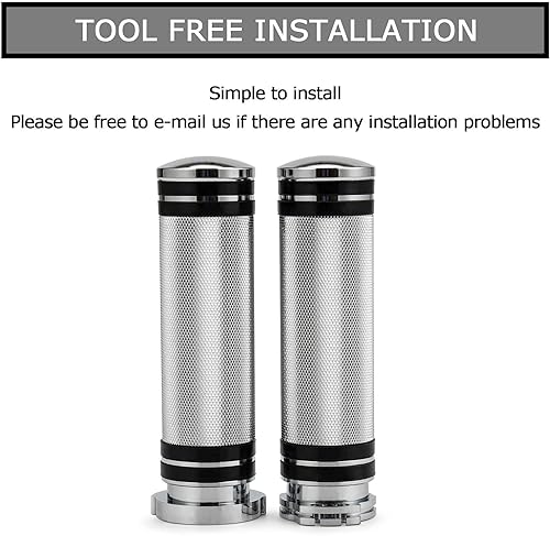 Miniatura 5 de Empuñaduras de manillar de motocicleta de 1 pulgada de 0.984 in, universales para Sportster Fatboy Dyna Softail VRod Cafer Chopper Bobber Custom