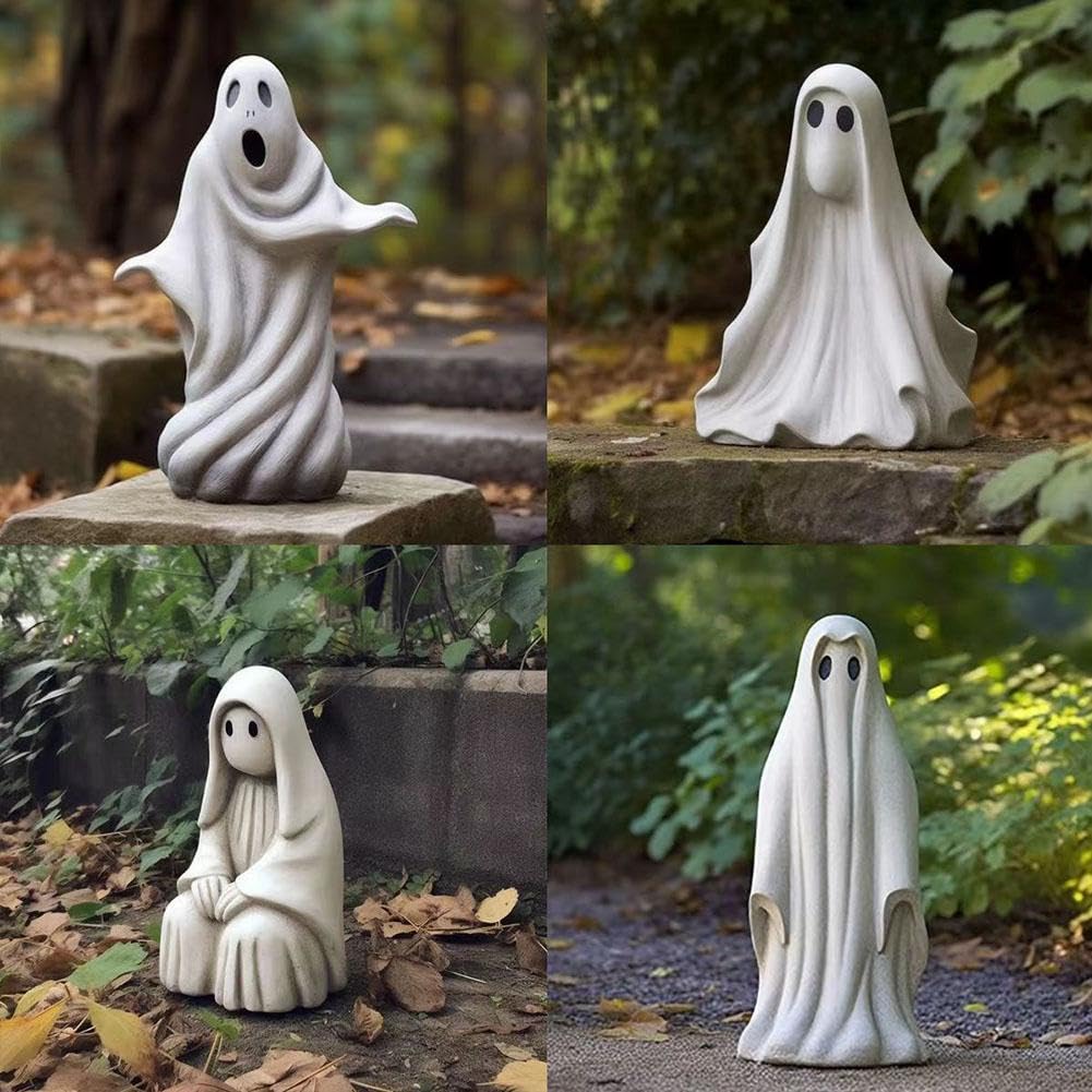 Ancien Moule Céramique Kimple Halloween - Citrouille Avec Fantôme, Fonte
