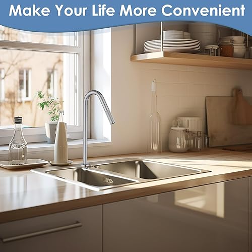 Miniatura 2 de Grifo RO de níquel cepillado, grifo de agua potable, grifo de agua filtrada para fregadero de cocina, grifo de ósmosis inversa, grifo de filtro de