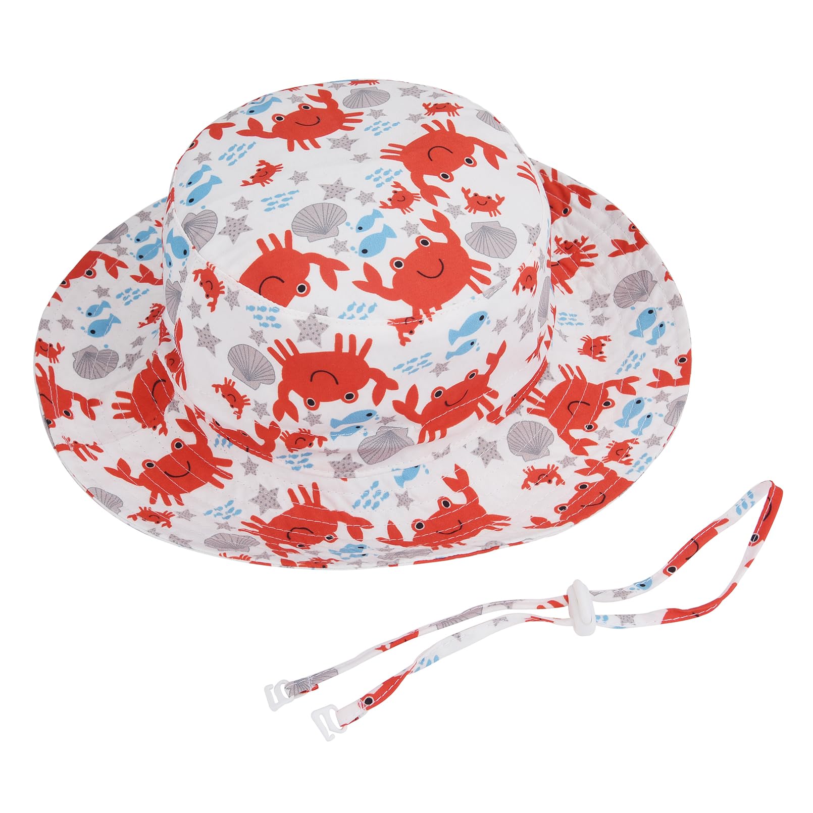 Snapklik.com : Baby Sun Hat Adjustable - Toddler Kids Beach Pool Bucket ...
