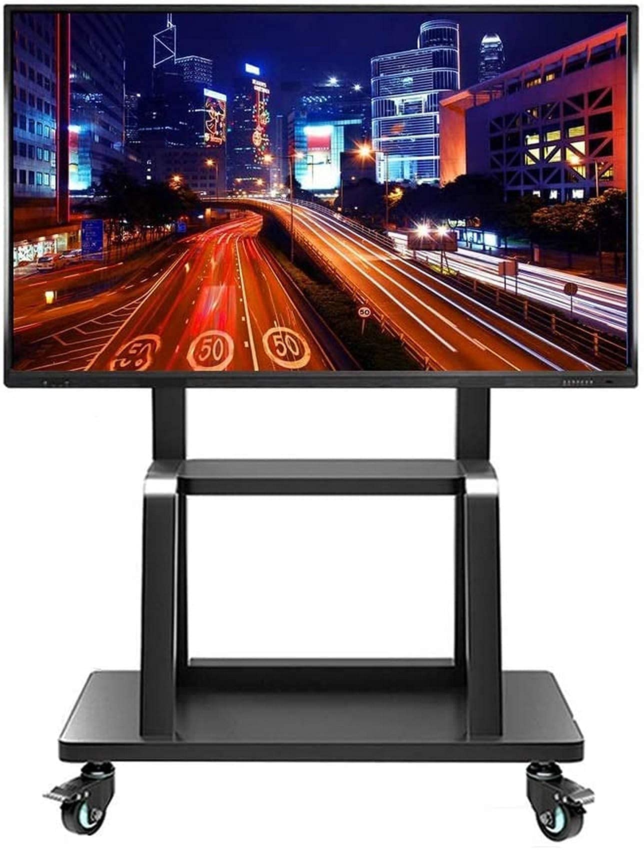 Buy Tv Rack stand wall bracket Commercial TV Mobile Cart for 55" 95