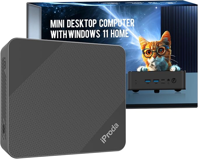 IPRODA ミニPC N100 8GB/256GB ブラックの製品画像