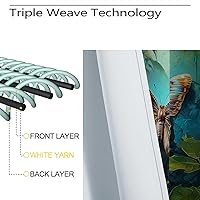 Vista 23 de Cortinas opacas de mariposa para decoración del hogar de niñas y niños, hermosas flores en acuarela, con ojales, aislamiento térmico, cortinas