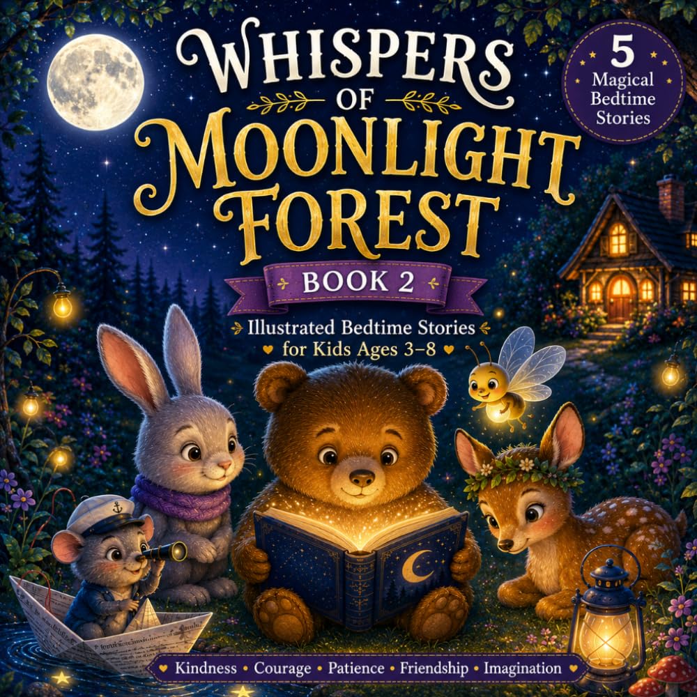 Whispers of Moonlight Forest — Book 2: Illustrated Bedtime Stories