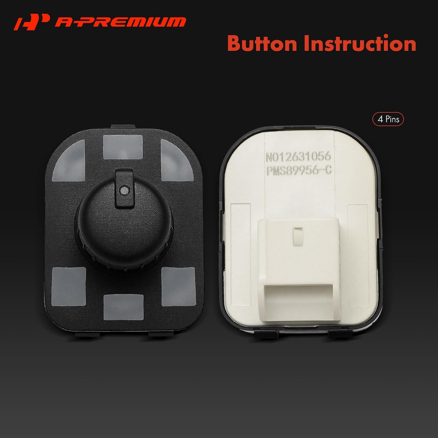 A-Premium Power Mirror Switch Compatible with Audi