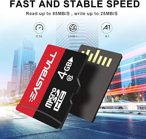 Vista 19 de EASTBULL Paquete de 10 tarjetas Micro SD de 16 GB, tarjetas de memoria SD de 16 GB, video Full HD de 90 MB/s UHS-I U1 Micro SDHC Clase 10