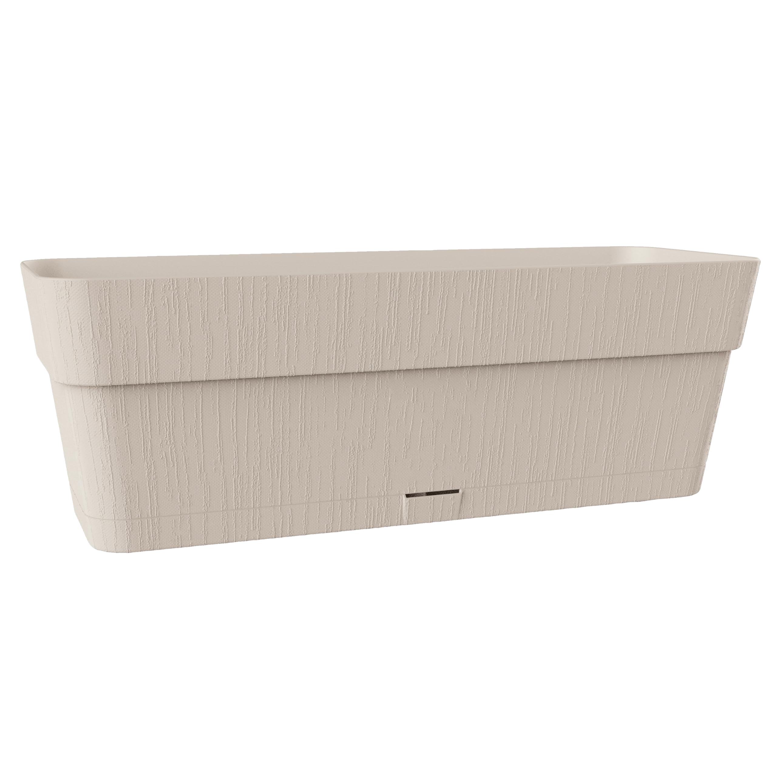 Kigima Pflanzenkasten 3er Set 50x18x17 Anthrazit – Robuster Blumenkasten für Balkon & Fensterbrett aus Plastik – Stylischer Balkon Blumenkasten mit Wasserspeicher – Kleiner Balkonkasten für Blumen