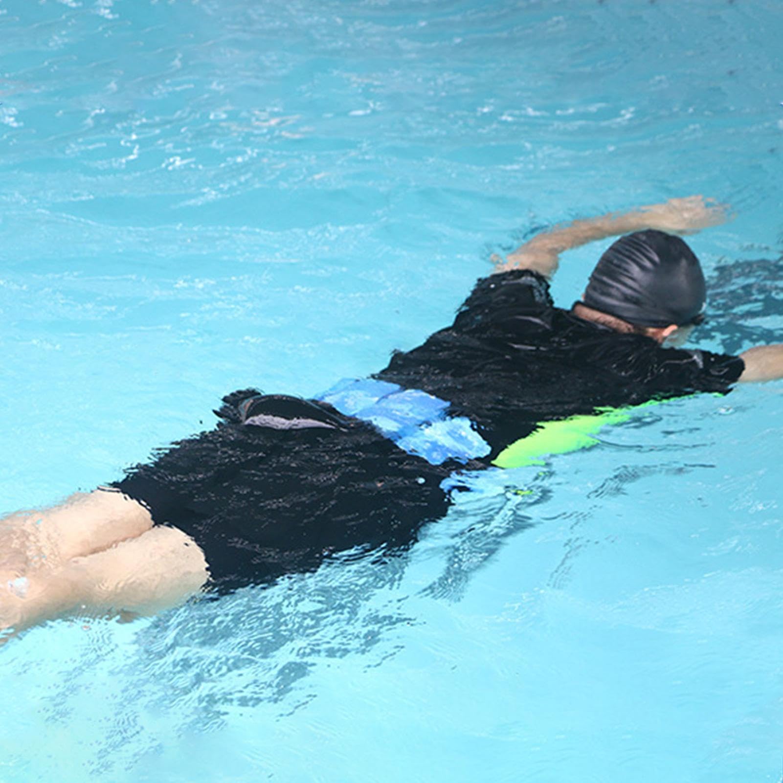 Pasek do pływania, EVA Adult Swimming Belt, wygodne i wspierające pływanie, ergonomiczny design, sprzęt do aerobiku wodnego, idealny dla kobiet, chłopców, dziewcząt, młodzieży, nastolatków, sportowców
