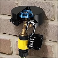 Vista 9 de Cerradura antirrobo para grifo al aire libre, cerradura de grifo resistente para jardín/cocina/manguera, evita el uso no autorizado de agua