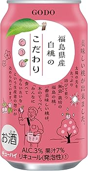 Amazon.co.jp: 合同酒精 NIPPON PREMIUM 福島県産白桃のチューハイ