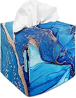 Vista 61 de Tissue Box Cover Square Decorative Tissue Box Holder Cute Funny Cube Tissue Case Cover-Alpaca Tissue Box Cover