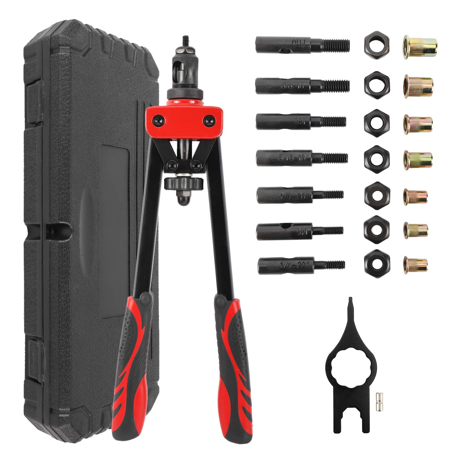 Buy HighFree 14 Inch Rivet Nut Tool Set Hand Rivet Nut Setter Kit with