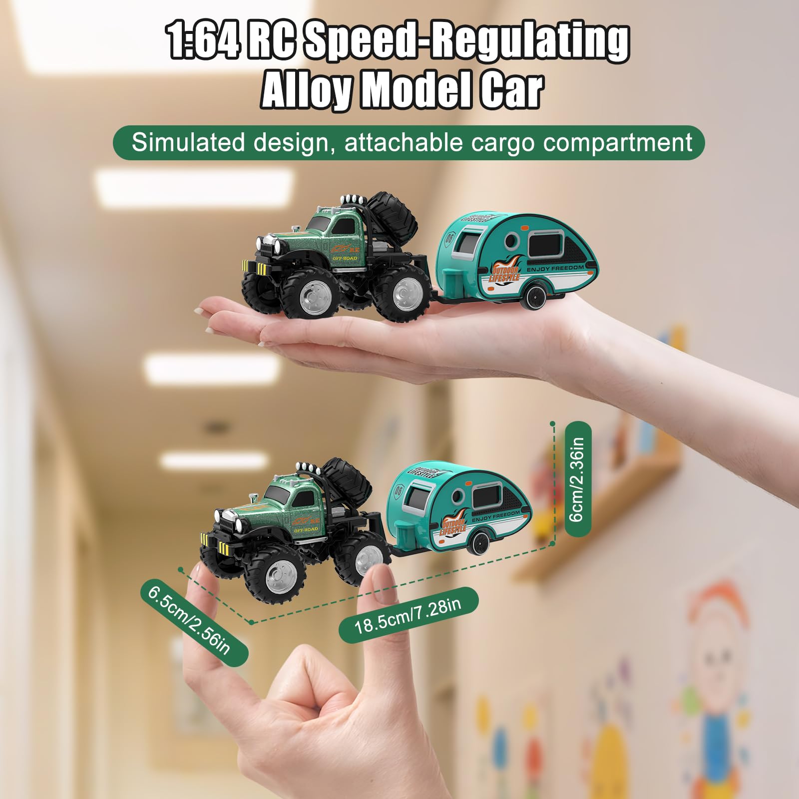 PAISHENKEJI Remote Control Car RC Car: Mini Rechargeable Alloy Shell RC Truck Mobile App Toy Cars - Image 2