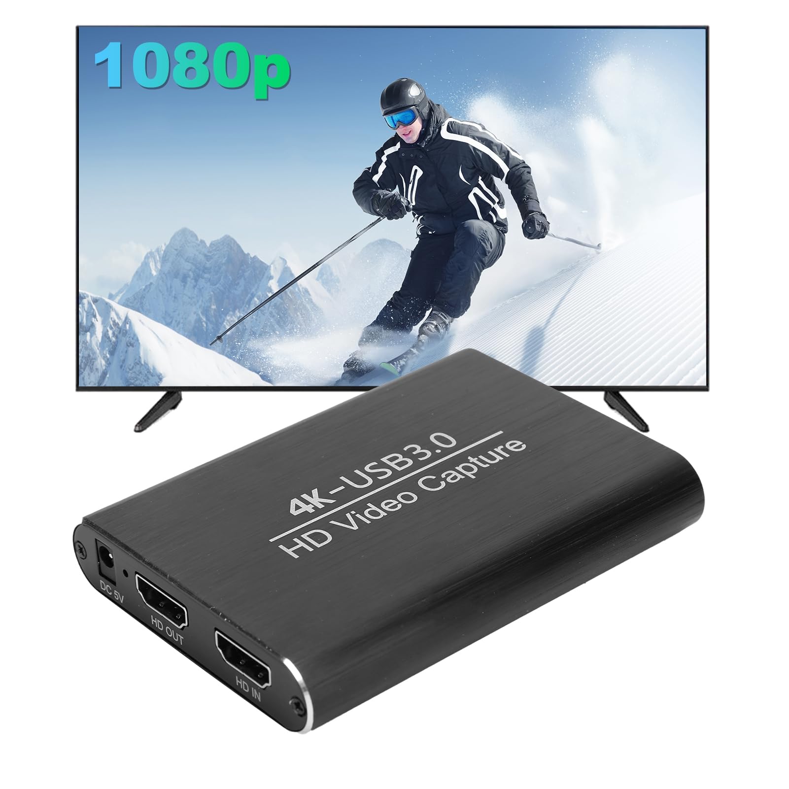 Jiawu Carte de Vidéo 4K pour OBS, USB3.0