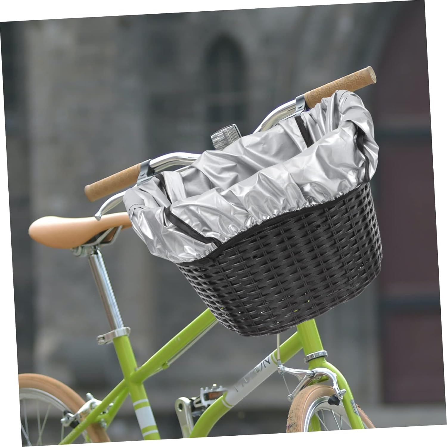 POPETPOP Bike Basket Liner Durable Cover for Bicycles Scratch Wear Resistant Protection Lightweight Portable