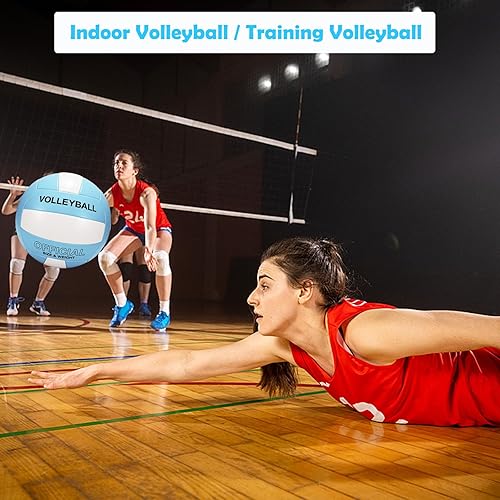 Miniatura 4 de Voleibol Tamaño Oficial 5 para Interior y Exterior, Voleibols de Toque Suave para Adultos, Juego de Playa, Piscina, Gimnasio, Entrenamiento, Diseño