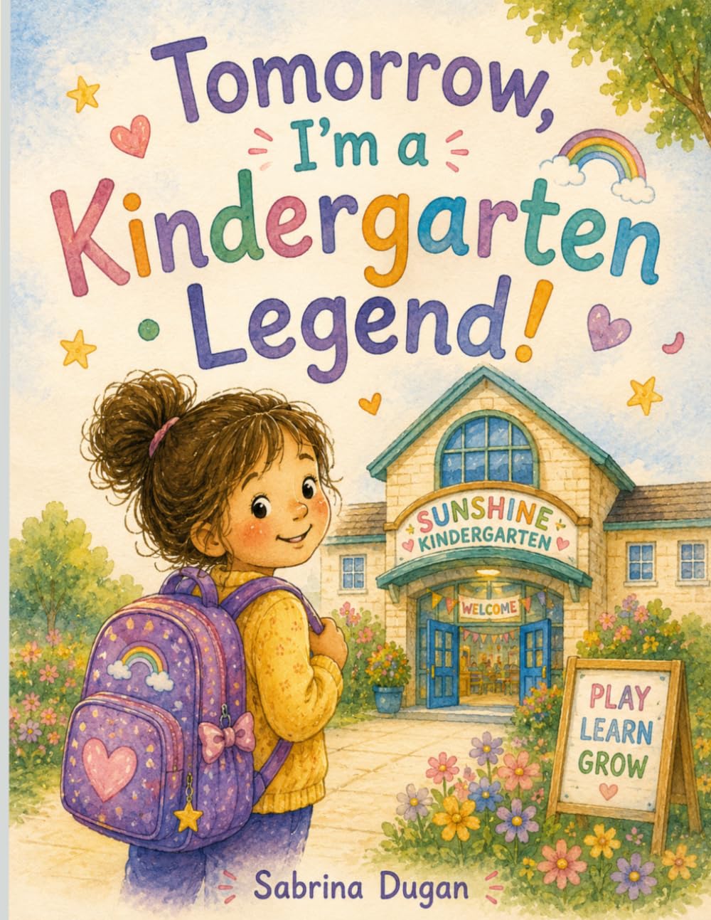 Tomorrow I’m a Kindergarten Legend: A first day of kindergarten story