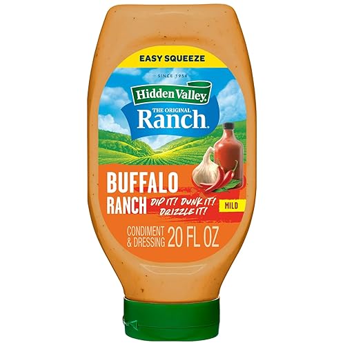 Miniatura 3 de Buffalo Wild Wings - Salsas para barbacoa, Buffalo Ranch, ideales para carne, costillas, costillas, pollo, cerdo, filete, alas, pavo, paquete de 2