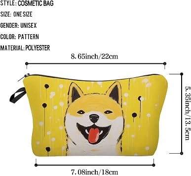 Livel lhood Lovely Shiba Inu Cute Small Makeup Bag
