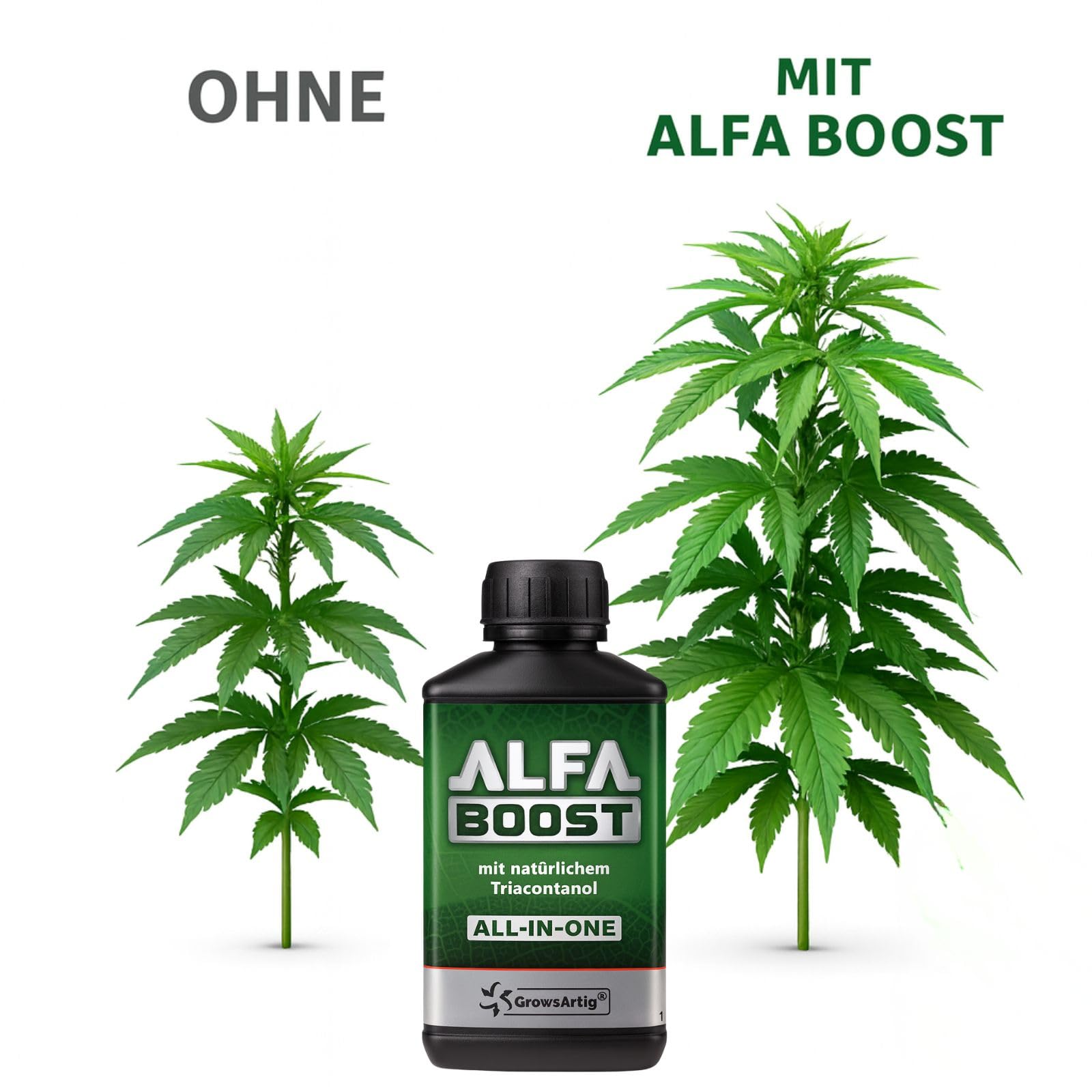 Weedness Alfa Boost All-In-One Dünger 500 ml - Pflanzenwachstum Naturdünger Tomaten Organischer Bio Gurken