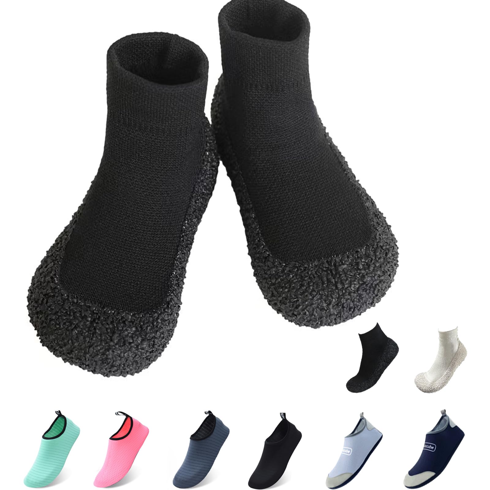 VUCATINBarefoot Sock Shoes Women Men Water Shoes Minimalist Eco-Friendly Beach Shoes Zero Drop Lightweight Multi-Purpose & Ultra Portable