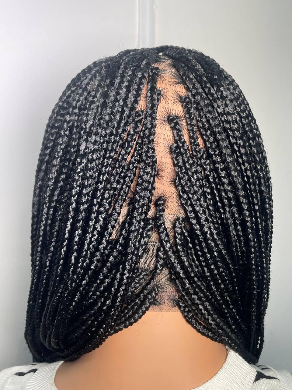 Omaah Full Lace Micro Braided Wig - Length 20 inches (Color 1)