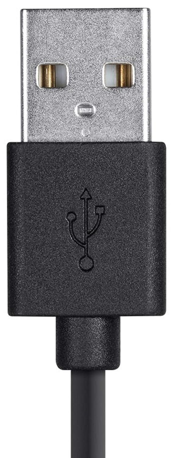 Monoprice 118789 Apple MFi Certified USB to Micro USB + USB Type-C + Lightning Charge and Sync Cable - 3 Feet - Black (Pack of 2)