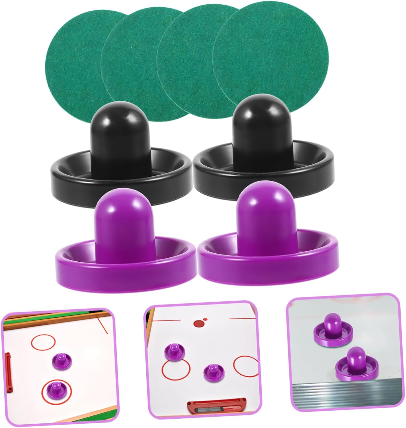 ibasenice mm Batter Hover Ice Hockey Pucks Air Hockey Table Accessories Plastic Hockey Pucks Table Ice Hockey