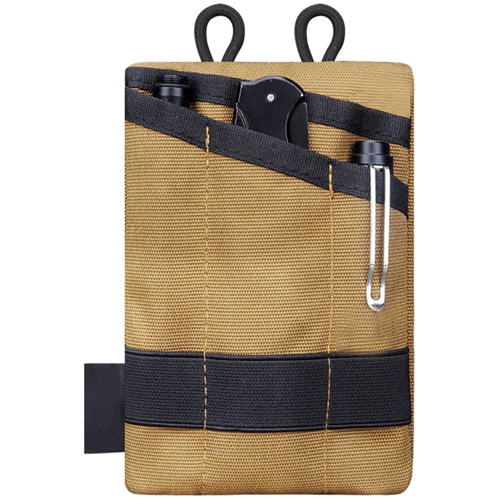 EDC Pouch Pocket Organizer Compact Expandable Tool Storage Bag Small Coin Purse Multifunctional Tool Outdoor