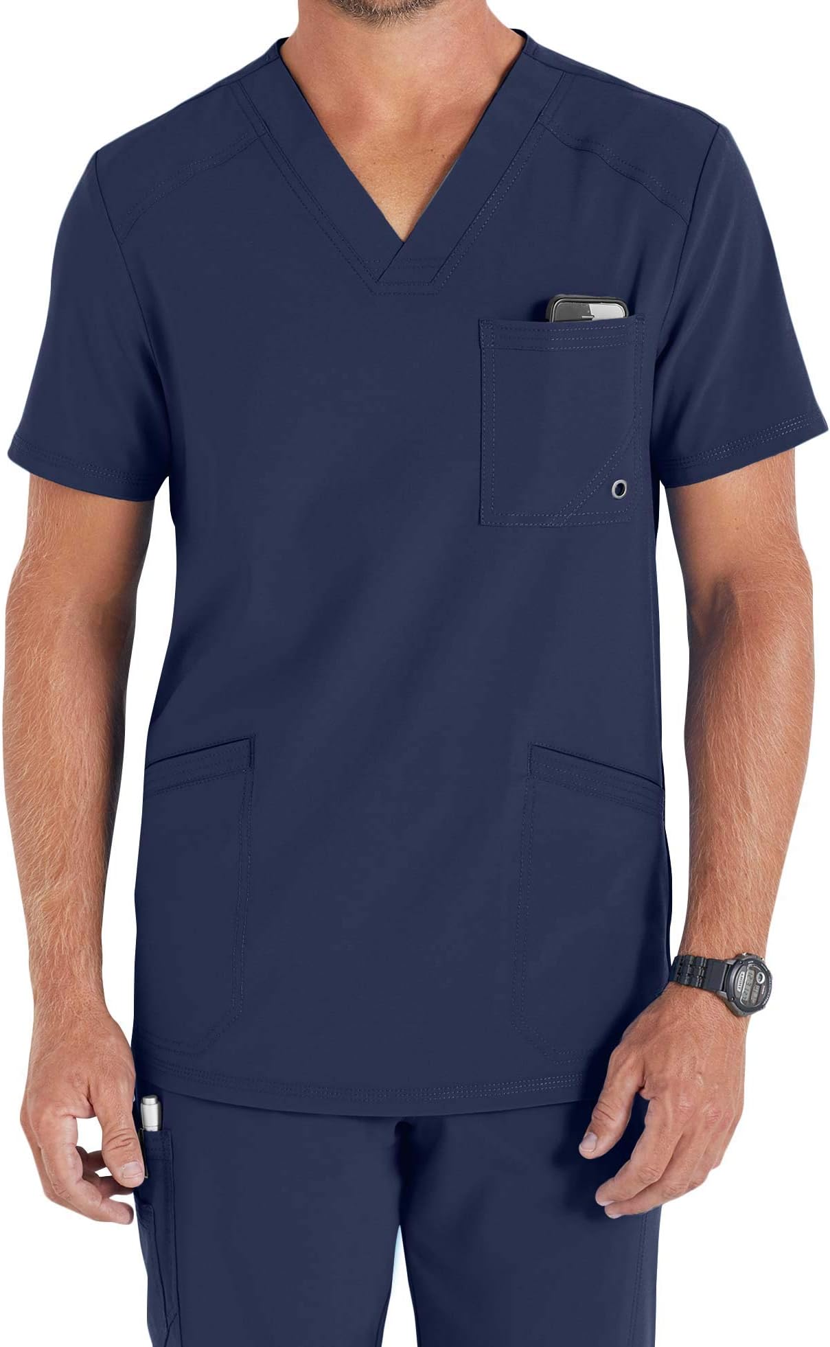 Workwear V-Neck Scrub Top