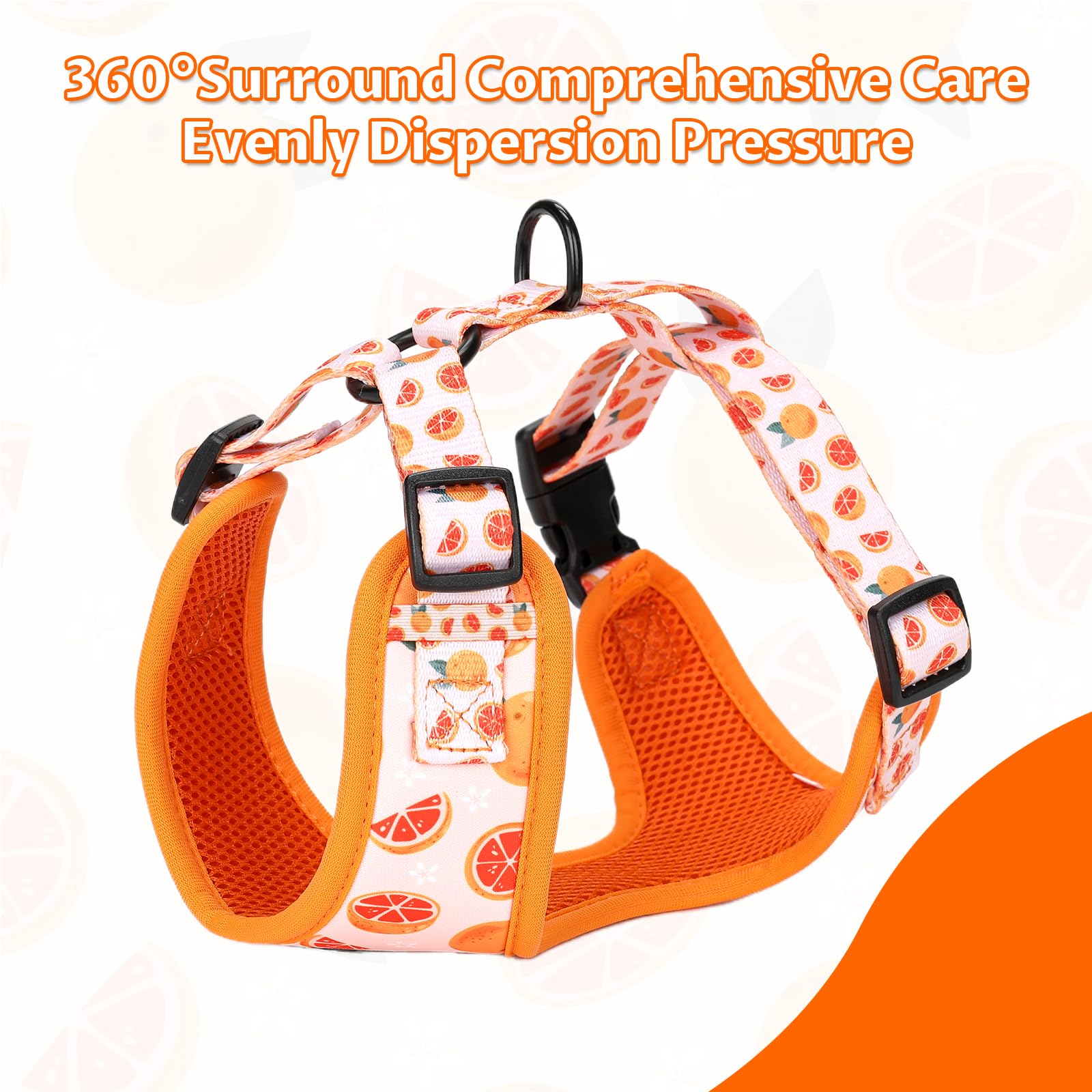 Dog Harness and Leash, Poop Bag Holder 3 Sets - Image 2