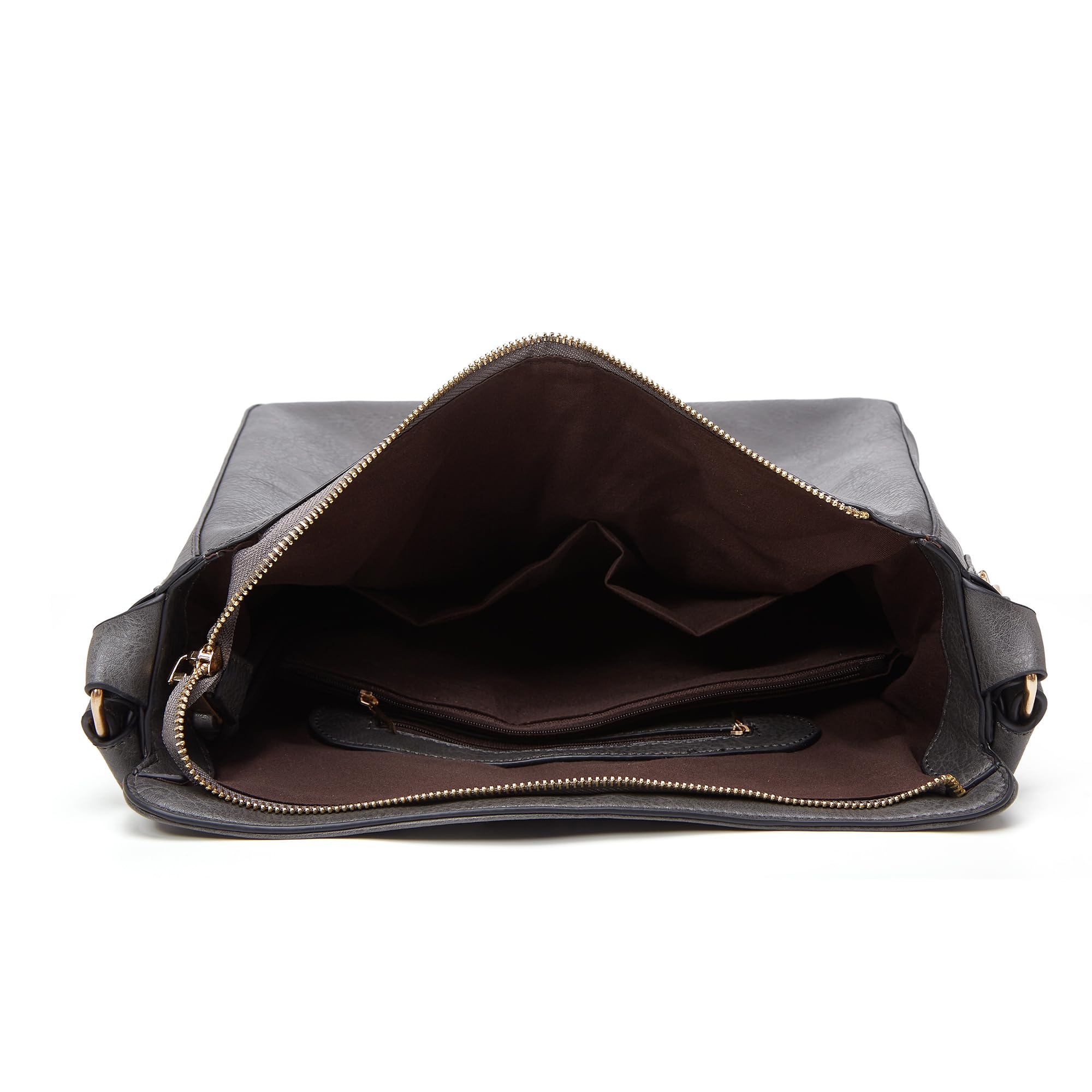 Pahajim Borsa a Spalla Grande PU Pelle Morbida Borsa Tracolla Elegante Set Borse Donna 3 pezzi Tote Bag per Lavoro Università Viaggio