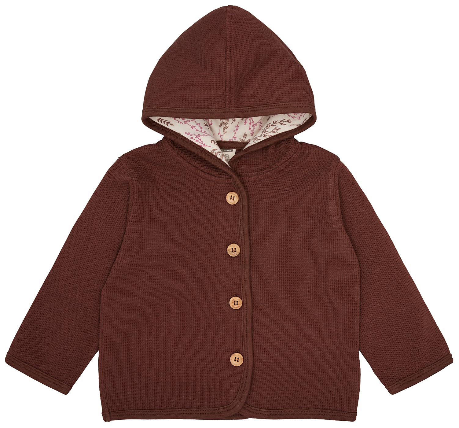 loud + proud Mädchen Waffeloptik, Gots Zertifiziert Jacke