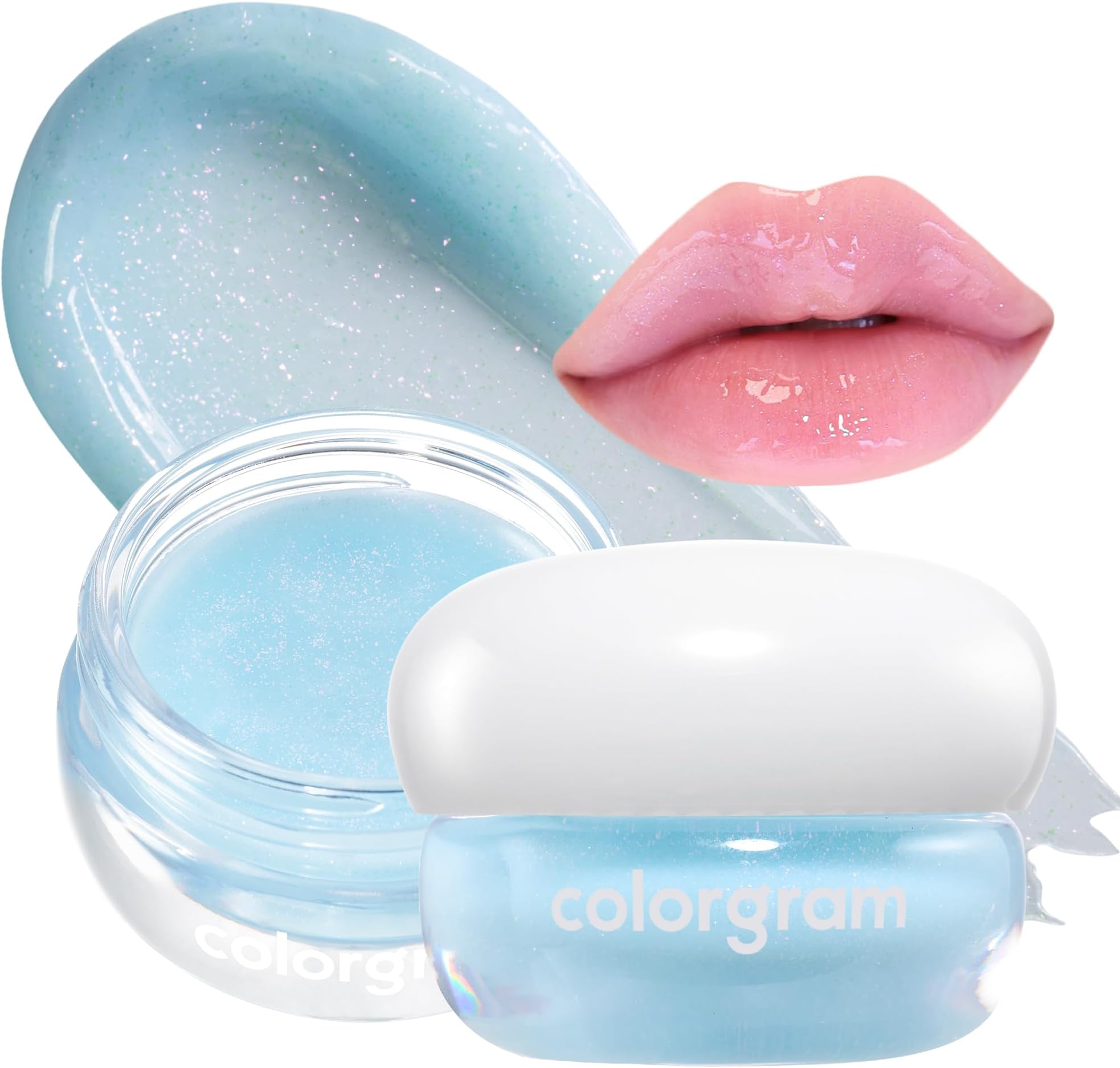 COLORGRAM TINTIN DORY LIP JAM 02 SODA JAM | Pudding Pot Lip Blush | Lip Jam, Hydrating & Plumping Lip Balm with Lightweight, Non-Sticky Formula | Clear Radiance & Semi-Transparent Color