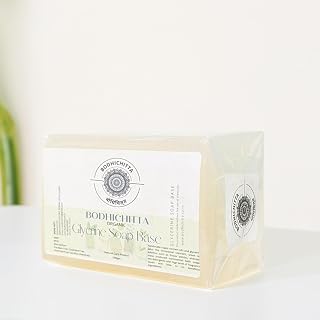 Bodhichitta Ultra Clear Transparent Glycerin Soap Base |100% Pure Organic & Natural | Paraben, SLS, Chemical Free | Melt &... Price In India