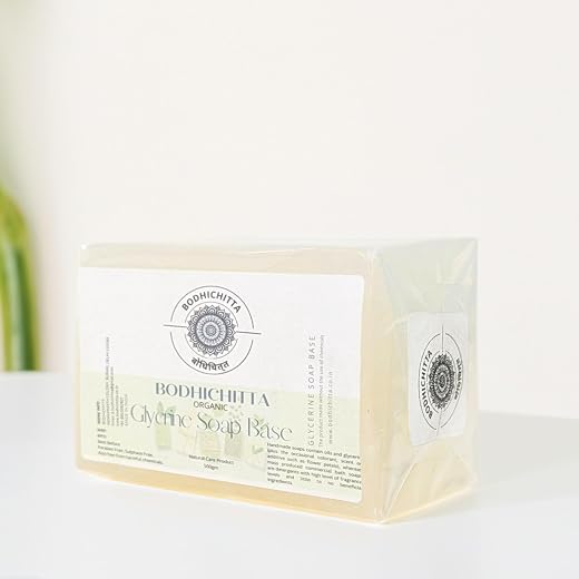 Bodhichitta Ultra Clear Transparent Glycerin Soap Base |100% Pure Organic &amp; Natural | Paraben, SLS, Chemical Free | Melt &amp;...