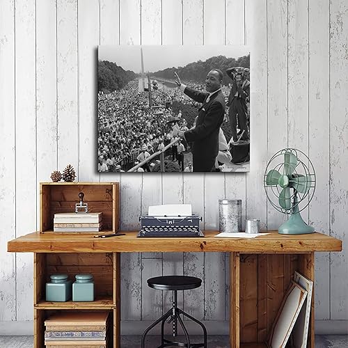 Miniatura 4 de Póster con texto en inglés "I Have A Dream Speech Martin Luther King" (12 x 18 pulgadas, sin marco)