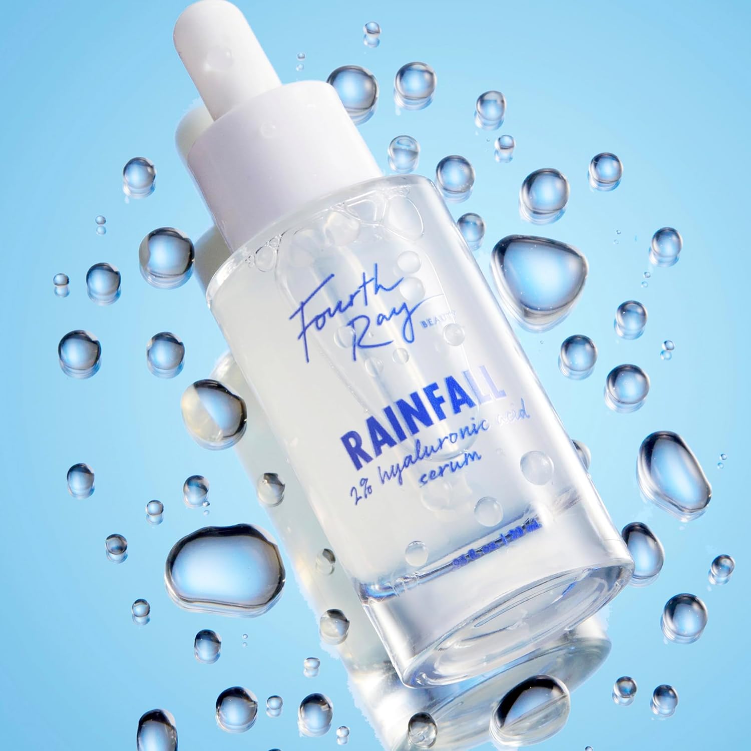 ColourPop Rainfall Hydrating Hyaluronic Acid Serum - Lightweight Face Serum to Help Boost Softness & Improve Skin's Moisture Barrier - Fast-Absorbing, Vegan Formula for All Skin Types (0.95 fl oz) - Image 6