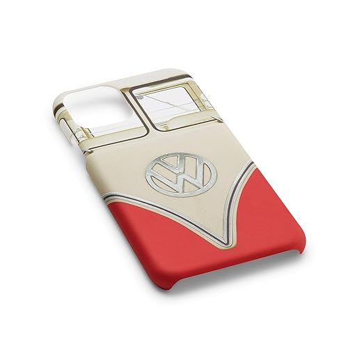 Volkswagen VW T1 Smartphone Cover 1H1051708 für Apple iPhone 11 Pro, Weiß Rot