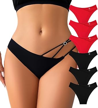 Womens Seamless Underwear Criss Cross Hollow Out Bikini Panties Illumination String No Show Hipster Briefs