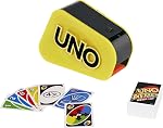 Mattel Games UNO Attack Mega Hit Card Game with Random-Action Launcher with Lights & Sounds & 112 Cards, Kid, Teen & Adult Game Night Ages 7 Years & Older | With Card Launcher Featuring Lights & Sounds & Special Mega Hit Rule for Kids, Teens & Family