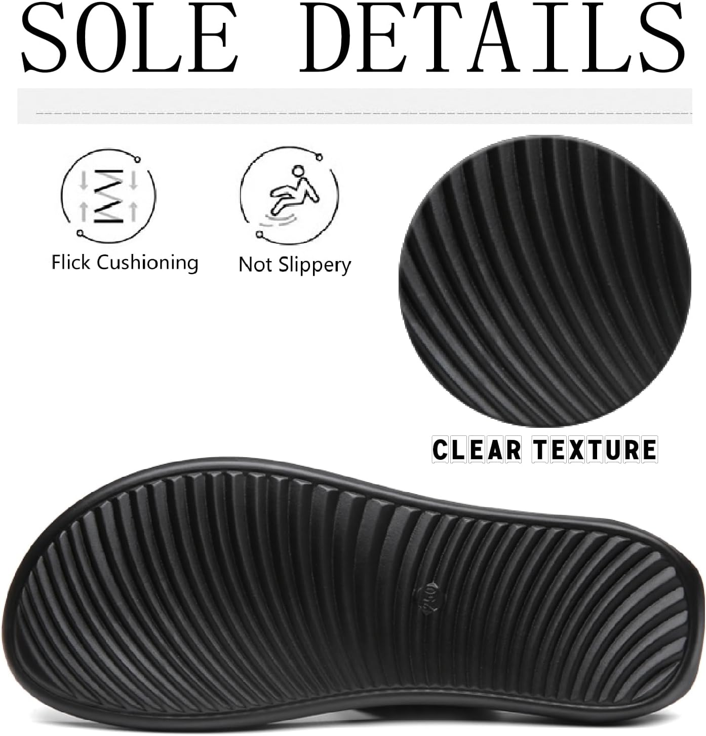 Men's Leather Slip On Slides Sandals Comfortable Lightweight Open Toe Anti-Slip Flat Summer Casual Slippers Indoor Outdoor Walking Beach Sandals - Image 5