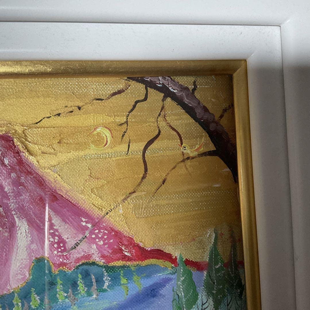 絵画 油絵 板谷モア 二頭の馬とキューピッド 額装 サイン 限定作品 Amazon.co.jp: 絵画 油絵 板谷モア 富士山 赤富士と月 額装