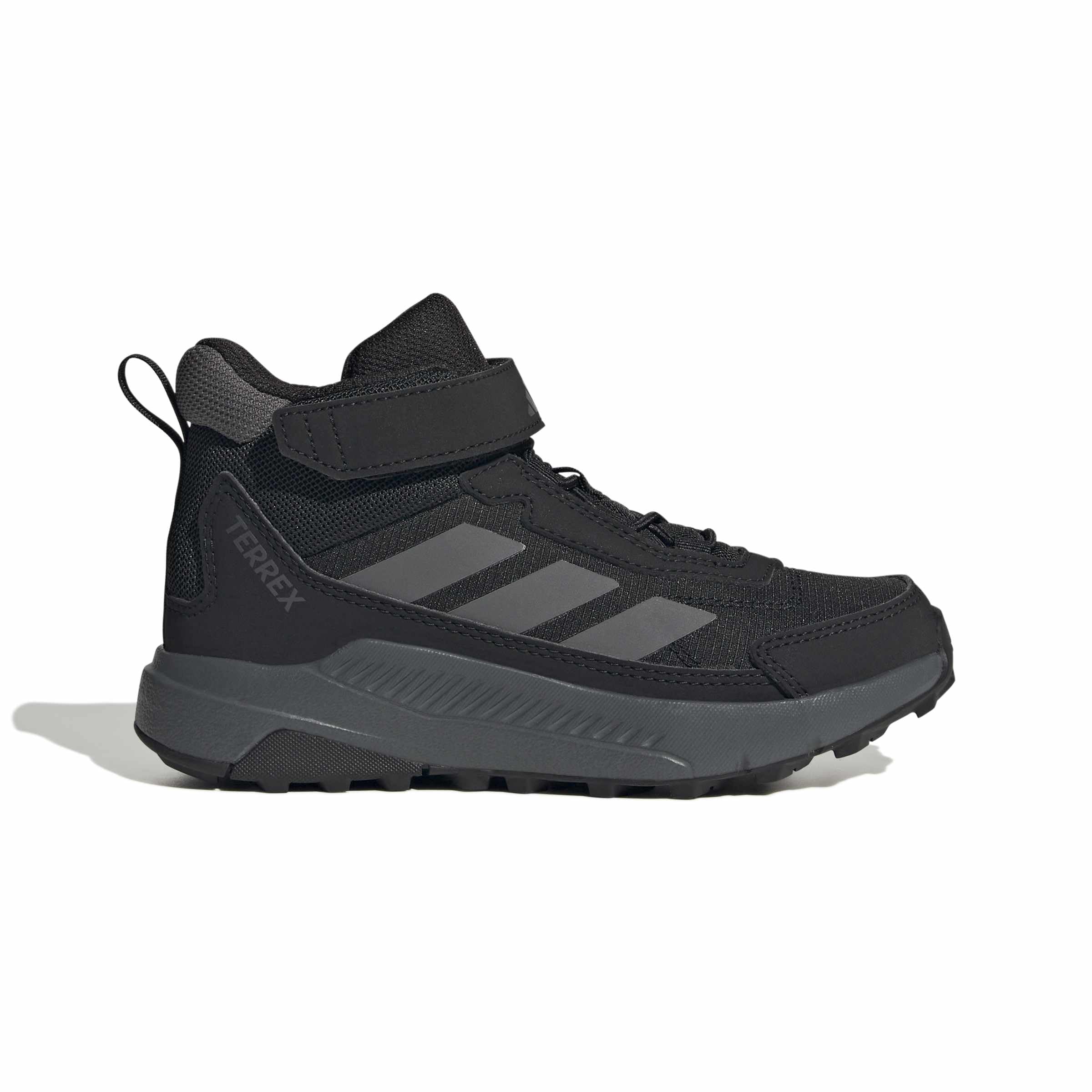 adidas Uniseks - dzieci Terrex Anylander Mid Children Hiking Shoes, core black/grey five/core black, 34 EU